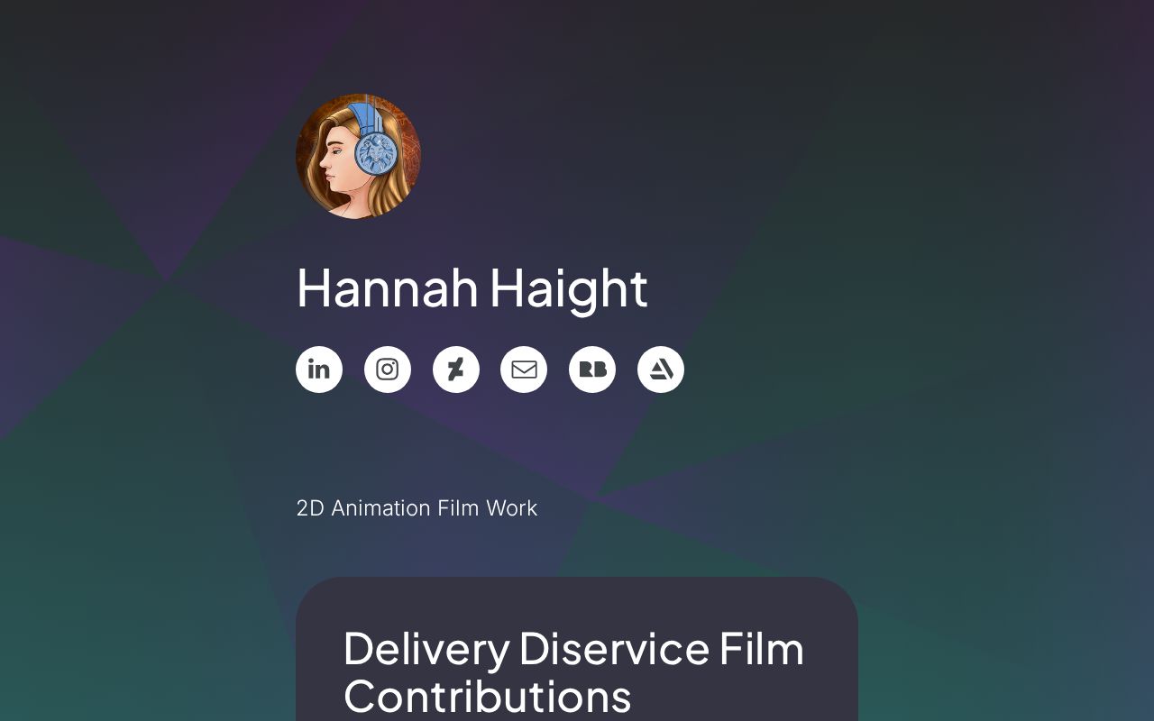 Hannah Haight 2D Animation Portfolio